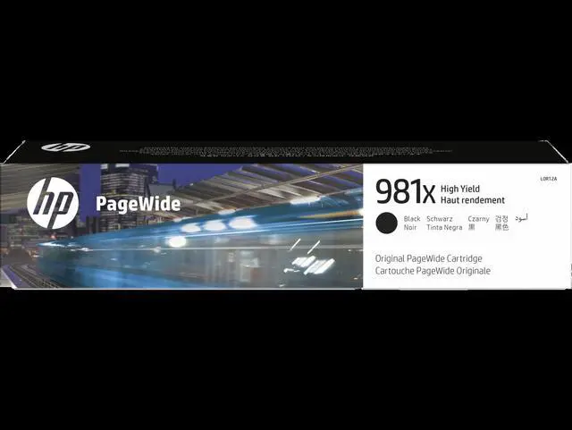 Alt view image 19 of 20 - HP 981X High Yield Black Original PageWide Cartridge, ~11,000 pages, L0R12A