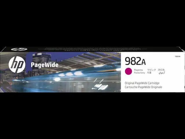Alt view image 16 of 20 - HP 982A (T0B24A) Magenta Original PageWide Cartridge