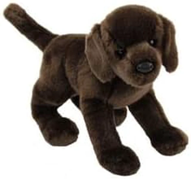 Alt view image 2 of 4 - Coco Chocolate Lab 16" by Douglas Cuddle Toys