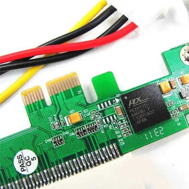 Alt view image 4 of 6 - PCI to PCI-Express PCIE PCI-E X1 X 4 X8 X 16 Bus Riser Card Adapter Converter