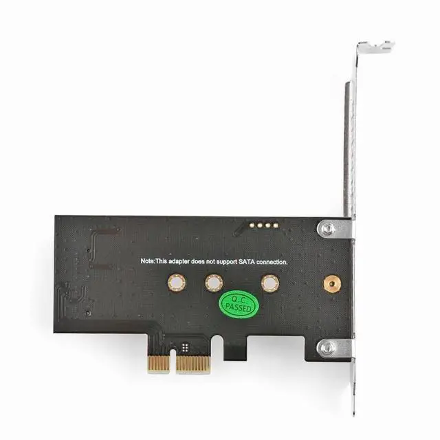 Alt view image 4 of 6 - M.2 NVME Adapter M.2 SSD to PCIE 3.0 X1 Expansion Card Converter Riser Card M Key Connector for M2 NGFF NVMe SSD hard drive