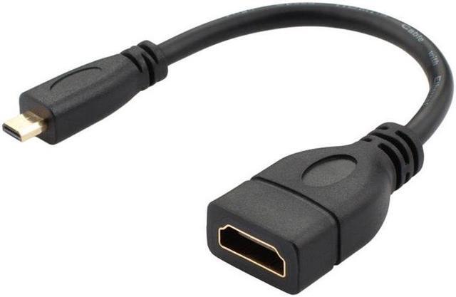 Main image of Micro HDMI Type D Male to HDMI Female Type A Adapter cable M/F Converter Convertor for tablet pc tv mobile phone 1080P