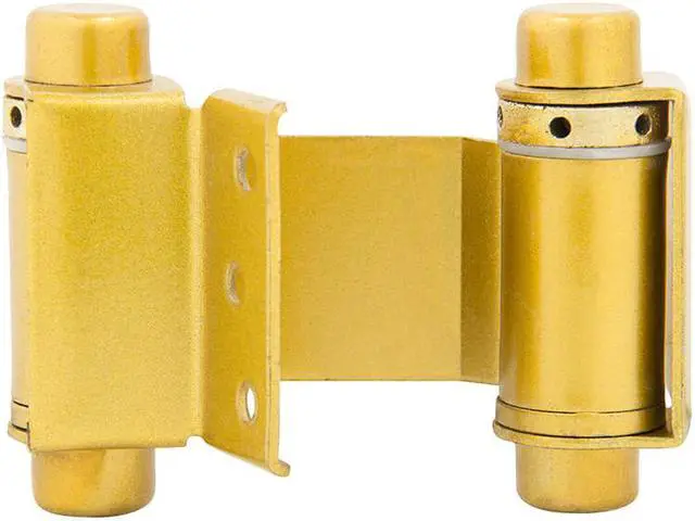 Alt view image 2 of 2 - Tuff Stuff, 86852, 1 Pair, 2", Brass, Double Action Spring Hinge, Square Corner