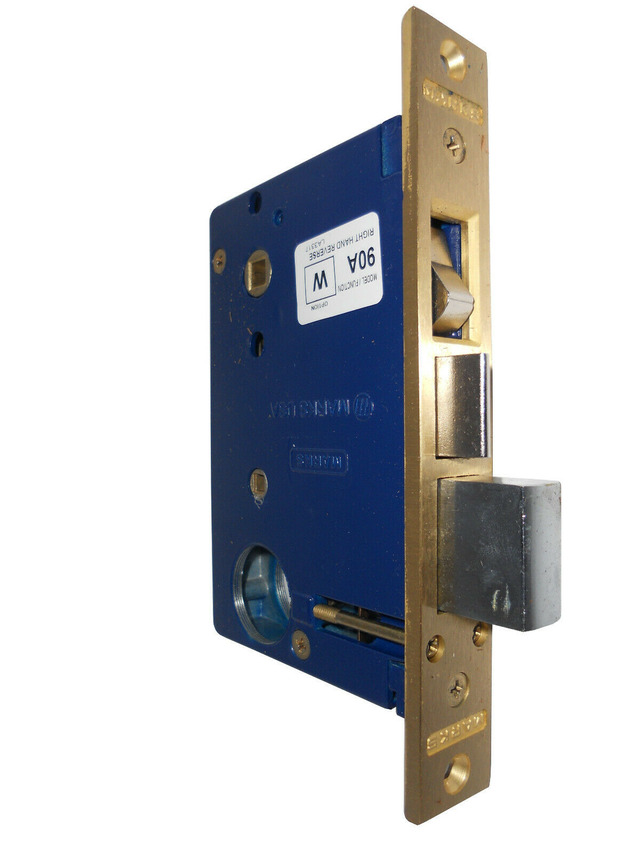 Marks USA MK22 AC Mortise Lock Body – Brass Finish For Security Doors