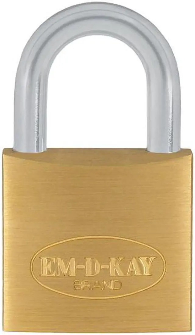 Main image of Em-D-Kay 1600 2" Body Solid Brass Padlock With 1-3/4" Shackle