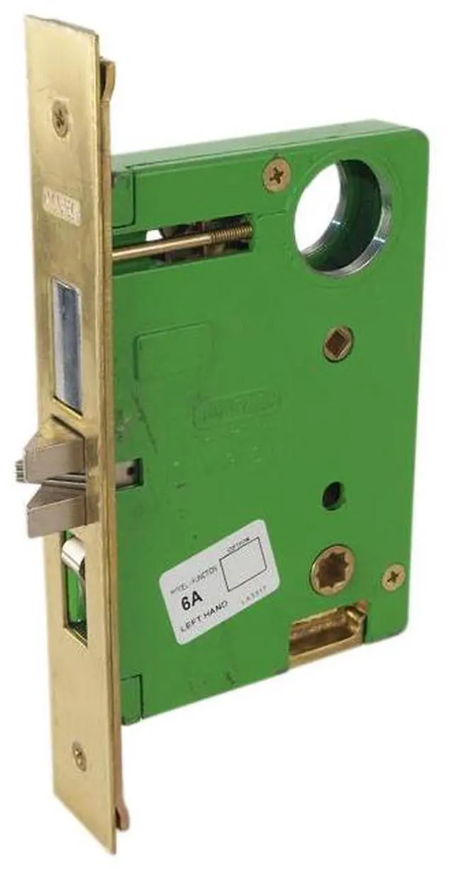 Alt view image 3 of 6 - Marks 6A/3, 6 Series Grade 2 for Handlesets Design, Brass, Left Hand, Entrance Lock Set, Sectional Mortise Entry Lockset Body Only