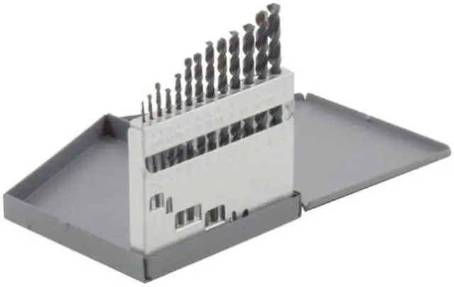 Main image of Bosch BL0013, 1/16-Inch to 1/4-Inch Black Oxide 13 Piece Twist Drill Bit Assortment with Fractional Metal Index