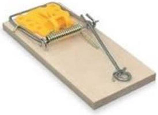 Catchmaster 00604 4 Mice / Mouse Traps Inside Wood Based Wire Snap