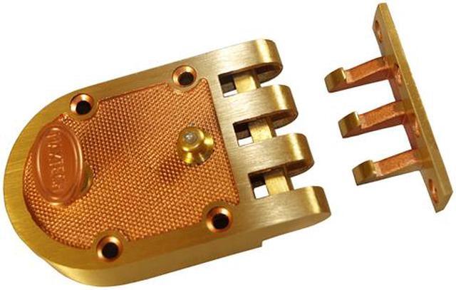 SUMBIN Jimmy Proof Deadbolt Lock With Keyed (Gold Color) With 2