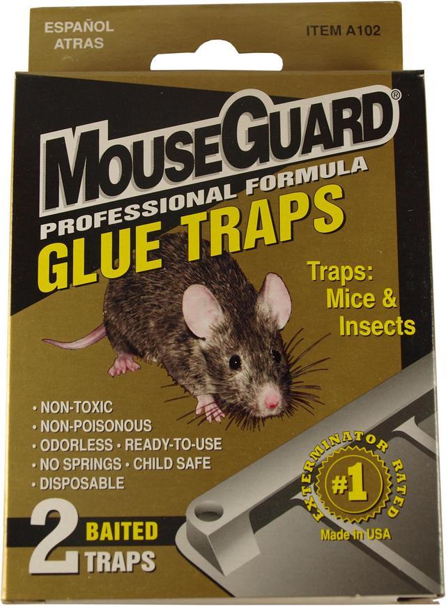 MouseGuard, A102N, 2 Pack, Professional Formula Grade Mouse Glue Trap 