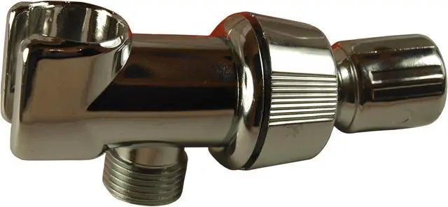 Main image of Aqua Plumb, 0296CP, Chrome Plated, Replacement Swivel Hand Shower Massage Arm Mount Mounting Bracket Holder