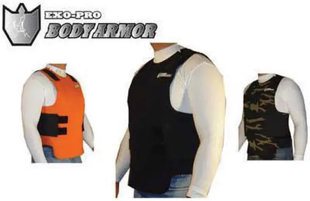 Alt view image 2 of 2 - Exo Pro, BA131, Large / Extra Large, Black, Waterproof & Windproof Neoprene Cold Weather Body Armor Thermal Vest