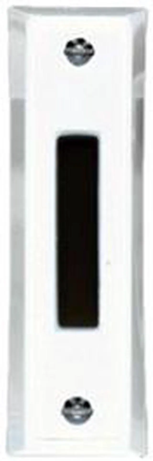 Main image of Lee Electric BC666W Unlighted White Wired Box With Black Push Button For Bell