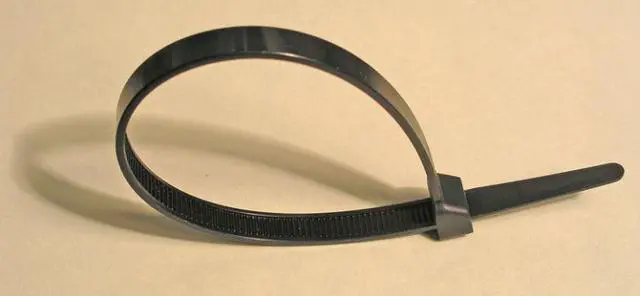 Main image of Tuff Stuff, 56127, 50 Pack, 24" Black Color Uv Resistant Cable Tie, Nylon, 175 LB Tensile Strength