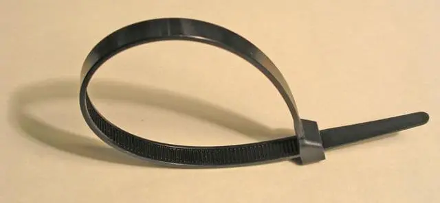 Main image of Tuff Stuff, 56128, 50 Pack, 36" Black Color Uv Resistant Cable Tie, Nylon, 175 LB Tensile Strength