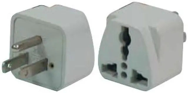 Main image of CONECT IT, 10-036, FOREIGN TRAVEL 2 Flat Pins Plus Ground Universal Adapter Plug