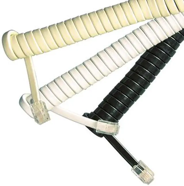 Main image of CONECT IT, 20-515IV, 15' MODULAR HANDSET CORD, IVORY
