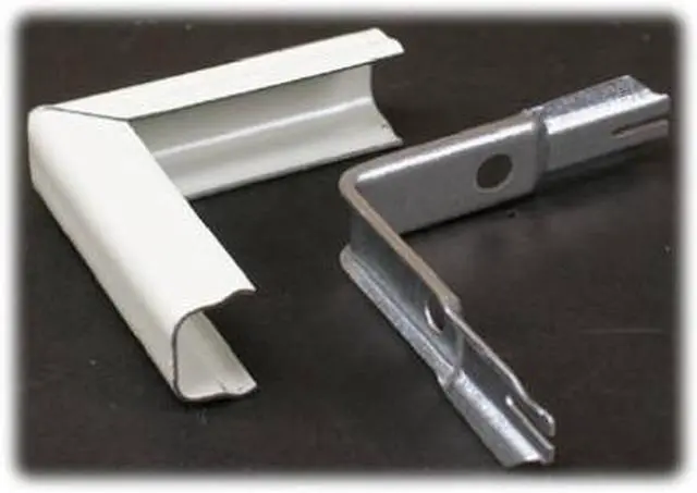 Main image of Thomas & Betts, B318, Ivory Metal, Surface Raceway Fitting 90 Degree Outside Elbow, For B300 Raceway
