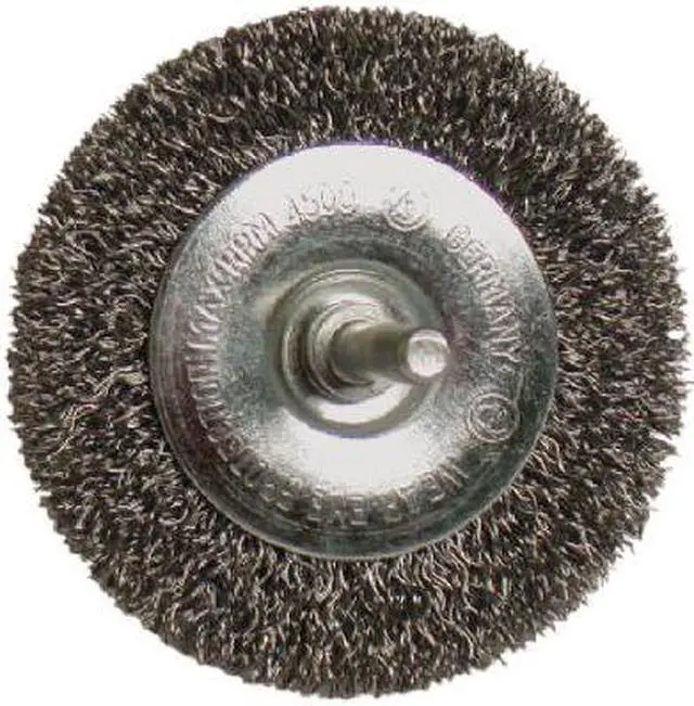 Main image of Master Mechanic, 842727, 3" Coarse Wire Wheel, 1/4 Shank, Stem Mounted