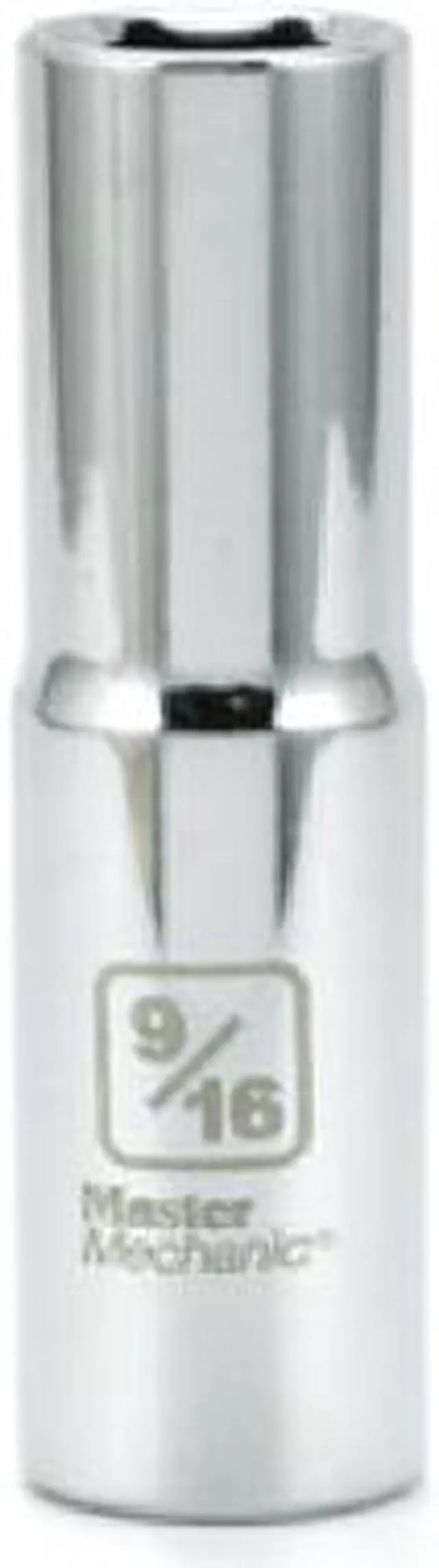 Main image of Master Mechanic, 113241, 1/2" Drive, 9/16", 12 Point, Deep Well Socket