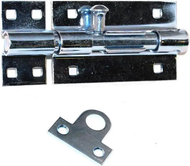 Main image of Ultra Hardware, 06305, 8" Extra Heavy Duty Padlockable Barrel Bolt