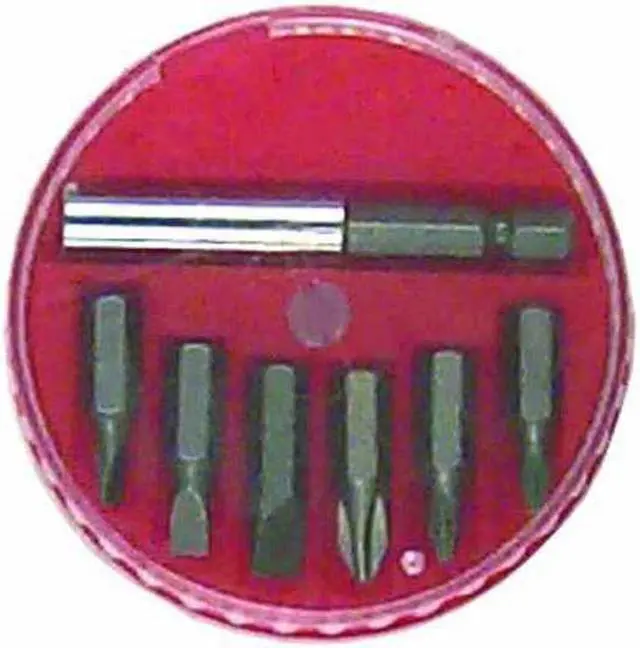Main image of Tuff Stuff, 95293, 7 Piece, Screwdriver Bit Set, With Handy Storage Case