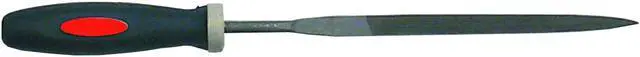 Alt view image 2 of 2 - Tuff Stuff Professional Series 50611, 6 Piece Needle File Set Rubber Grip Handle