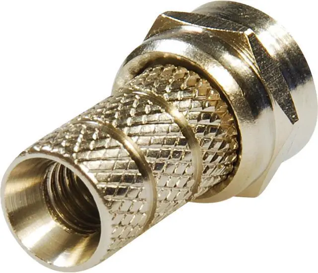 Main image of CONECT IT, F-59TWX, 2 Pack, RG59 Coaxial "F" Twist On End Connector