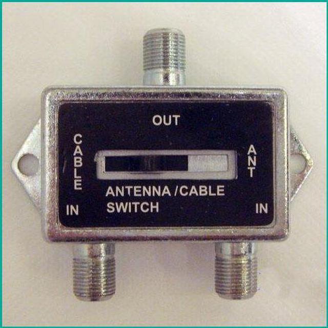Main image of CONECT IT, 35-177X, 2 Way Coaxial Cable Switch, 75 ohm, 2 Input, 1 Output