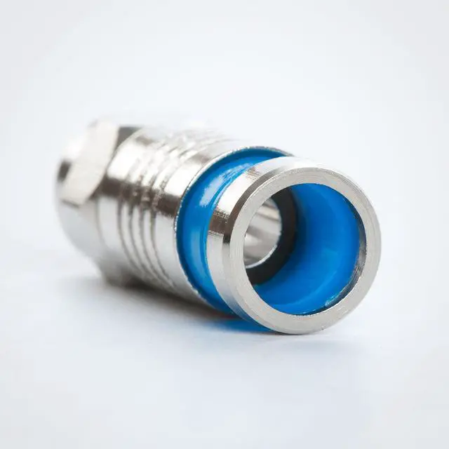 Alt view image 2 of 3 - CONECT IT, CPV-00250, 2 Pack, Quad Shield RG6 Compression Type "F" Connector