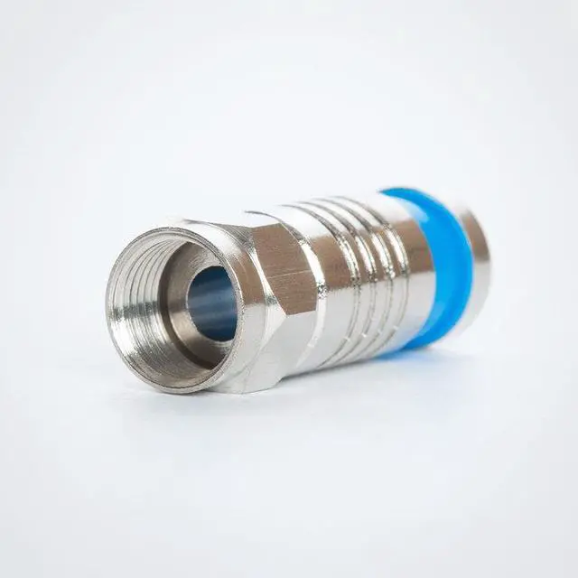 Alt view image 3 of 3 - CONECT IT, CPV-00250, 2 Pack, Quad Shield RG6 Compression Type "F" Connector