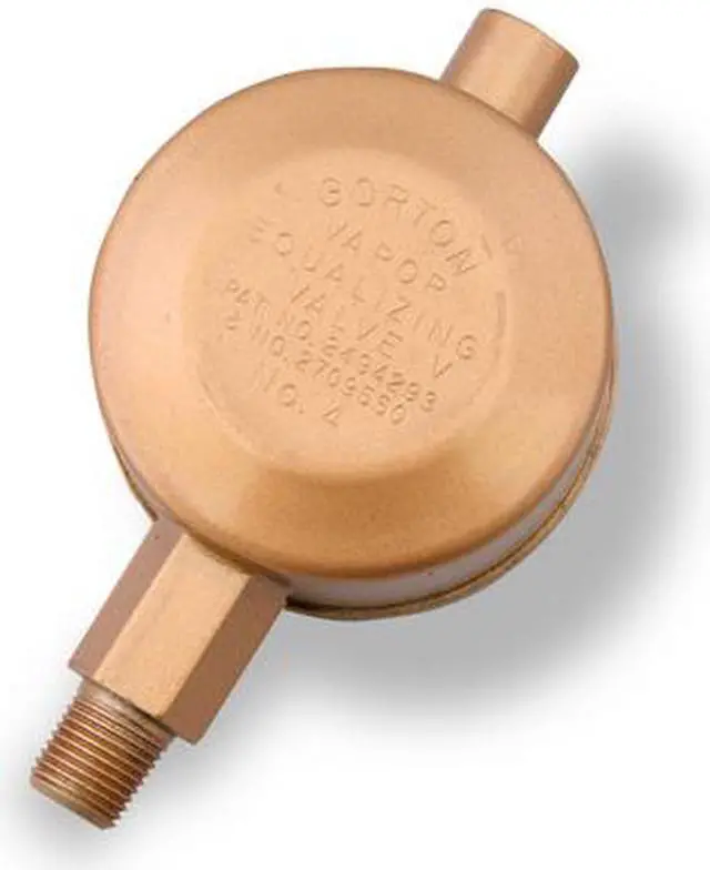 Main image of Gorton, No. 1, 3/8" Straight Air Eliminator, Steam Air Vent Valve