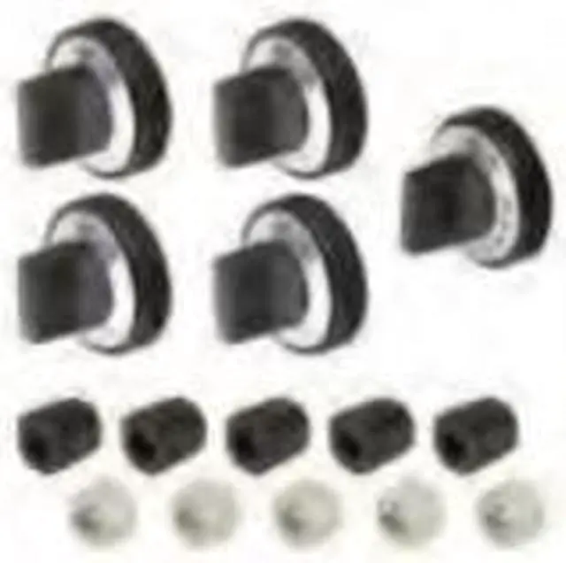Alt view image 2 of 2 - Aqua Plumb RKG Universal Gas Range Oven Stove Knob 5 Piece Set, Replacement
