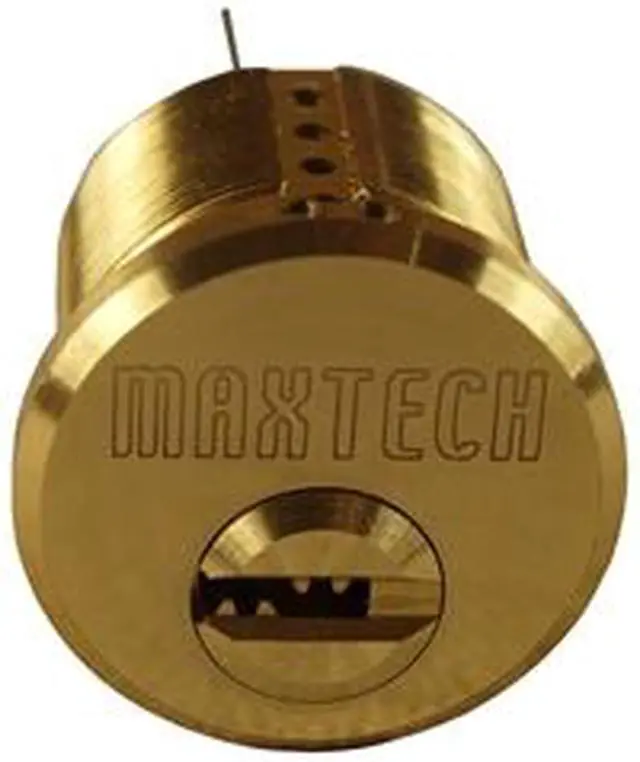 Alt view image 2 of 3 - Maxtech (Segal, MUL-T-LOCK Like) Solid Bronze (US10) Jimmy Proof Deadlock Deadbolt Single Cylinder Lock Set with Rim/Mortise 1-1/8" Cylinder Combo Brass US3 Finish, HIGH SECURITY, 006 KEYWAY