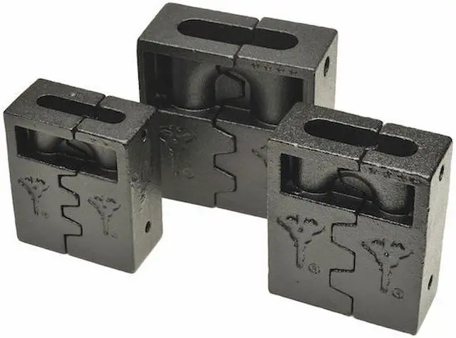 Alt view image 3 of 5 - Mul-T-Lock HASPS10 Hasp for #10 Removable Shackle C Series Padlock HIGH SECURITY