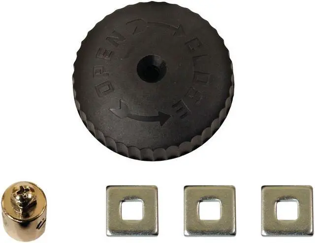 Main image of HBC, 4506020, HVAC DELUXE STEAM HOT WATER UNIVERSAL FIT ALL RADIATOR VALVE 3 SCREW REPLACEMENT WHEEL HANDLE