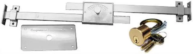 Main image of Progressive Hardware, DBL-01-36, Double Bar Fox Police Lock, Fits Doors 34" - 38"