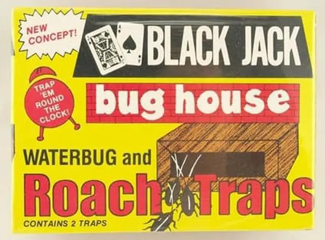 Alt view image 2 of 2 - Safeguard Black Jack 607 Bug House for Roaches and Waterbug Glue Traps Odorless