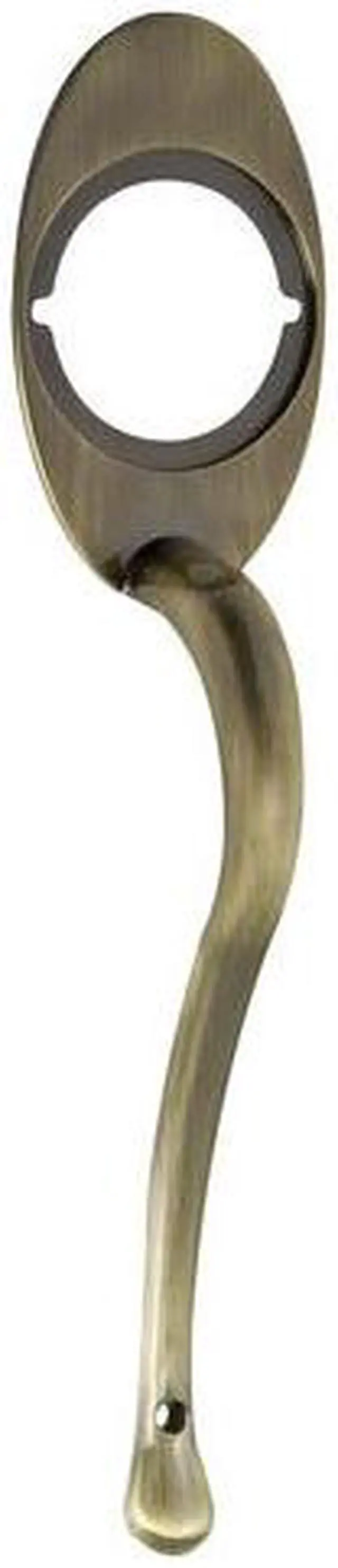 Main image of Ultra Hardware, 31629, Antique Brass US5, Decorative Slip Over Handle, Curved Colonial Handle