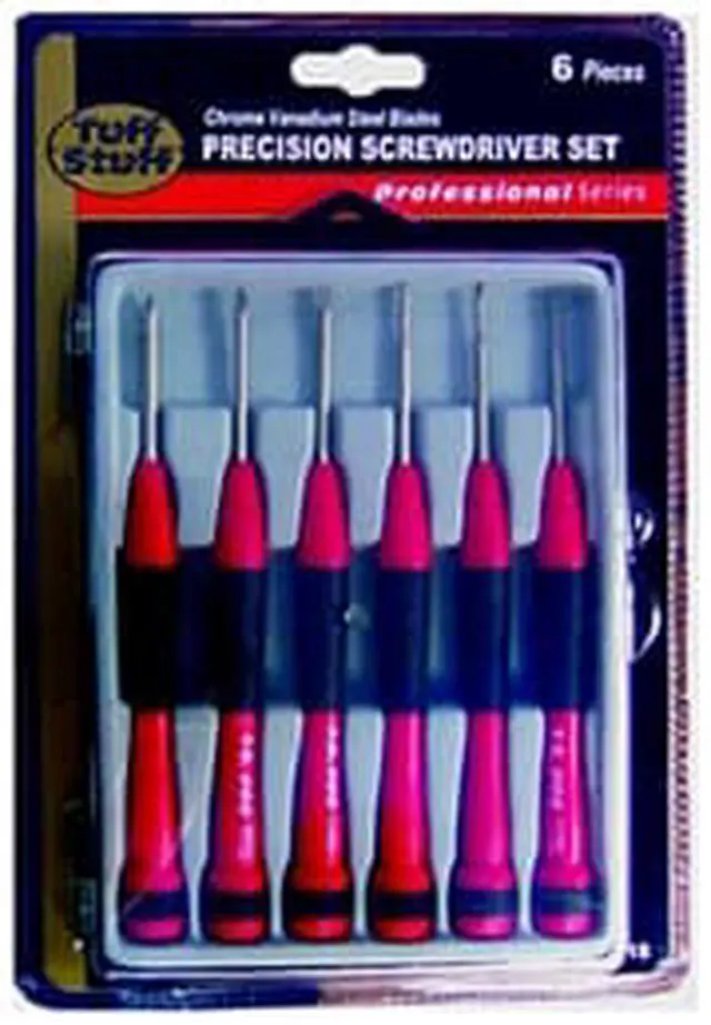 Alt view image 2 of 2 - Tuff Stuff, 53315, 6 Piece Precision Screwdriver Set, Comfort Grip Handle