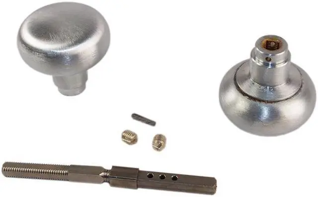 Main image of Progressive 3600/26D Satin Chrome 26D Heavy Duty Door Knob And Spindle Thats Approximately 1 lb Of Solid Brass
