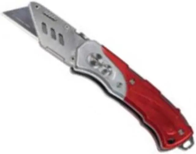 Alt view image 3 of 5 - G-Force 24224 Vanguard Folding Utility Knife With Belt Clip Push Button And Carrying Case (1 Assorted Color Per Order)