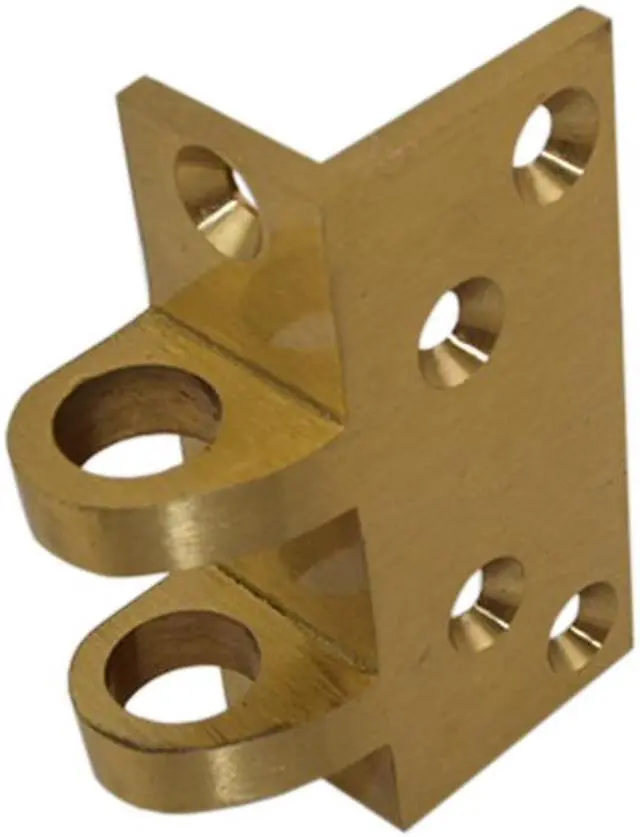 Alt view image 3 of 3 - Tuff Stuff, 3229, Segal Like Angle Strike Only Replacement Solid Bronze For Any Solid Jimmy Proof Lock