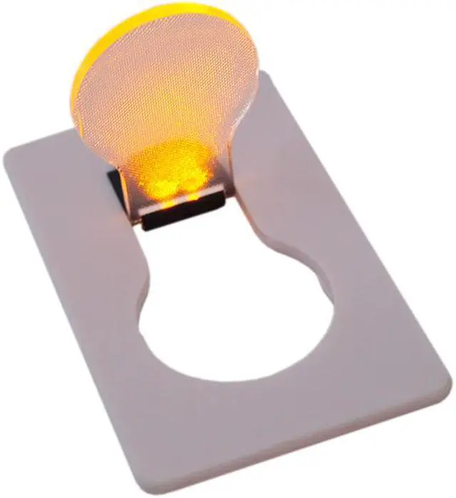 Alt view image 3 of 4 - Trisonic TS-LED001-W LED Pocket Credit Card Torchlight With 3V Battery A Built In Stand And A White Finish