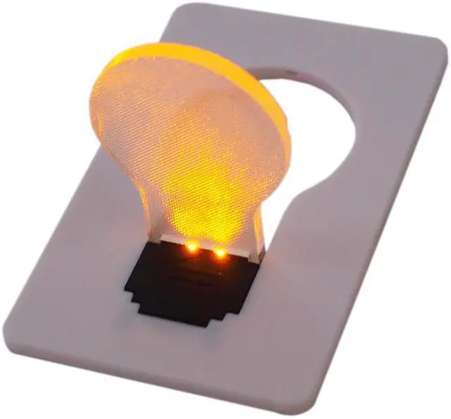 Alt view image 4 of 4 - Trisonic TS-LED001-W LED Pocket Credit Card Torchlight With 3V Battery A Built In Stand And A White Finish