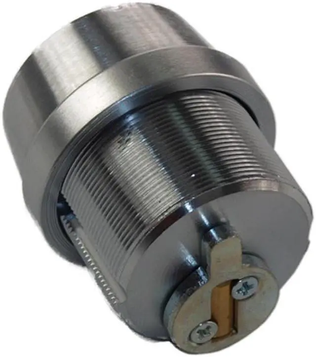 Alt view image 3 of 3 - Ilco R28407-2-26D Satin Chrome Interchangeable Small Format 7 Pin Tapered Head IC Core Mortise Housing With Adams Rite Cam (CORE SOLD SEPERATELY)