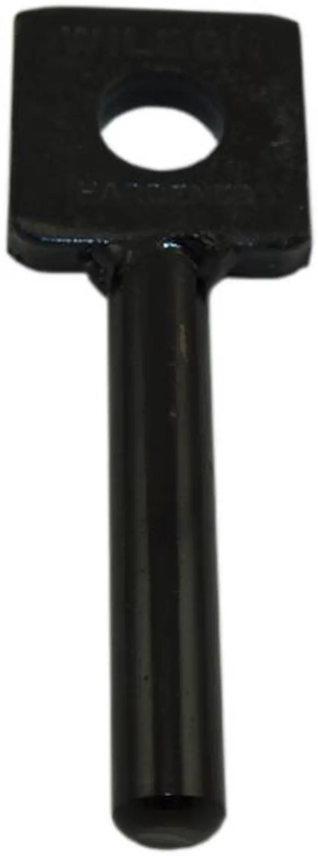 Main image of Wilson WIL-1200 Black Square Head Hardened Male Gate Lock Pin With 1/2" Diameter For Padlocks With A Shackle Diameter Of 9/16" Or Less