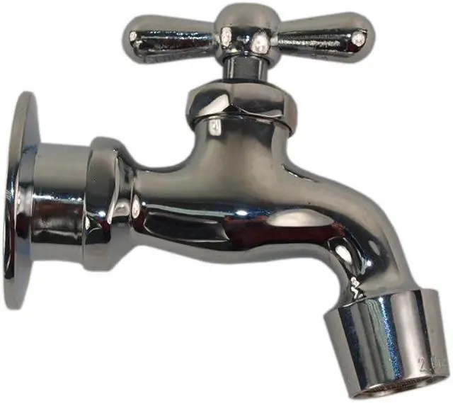 Main image of Aqua Plumb 4510355 Brilliant Chrome Sink Bibb Faucet