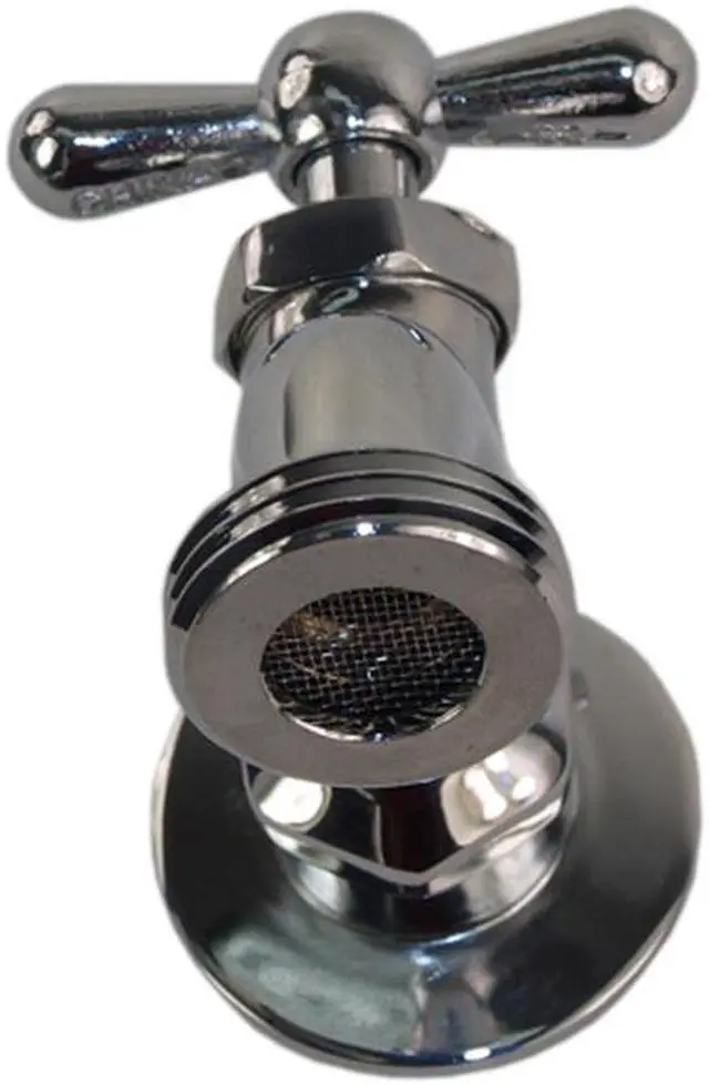 Alt view image 4 of 5 - Aqua Plumb 4510355 Brilliant Chrome Sink Bibb Faucet