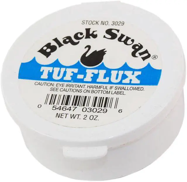 Main image of Black Swan, 3029, 2 OZ Tuf-Flux Soldering Paste, For Use On All Metals Except Aluminum